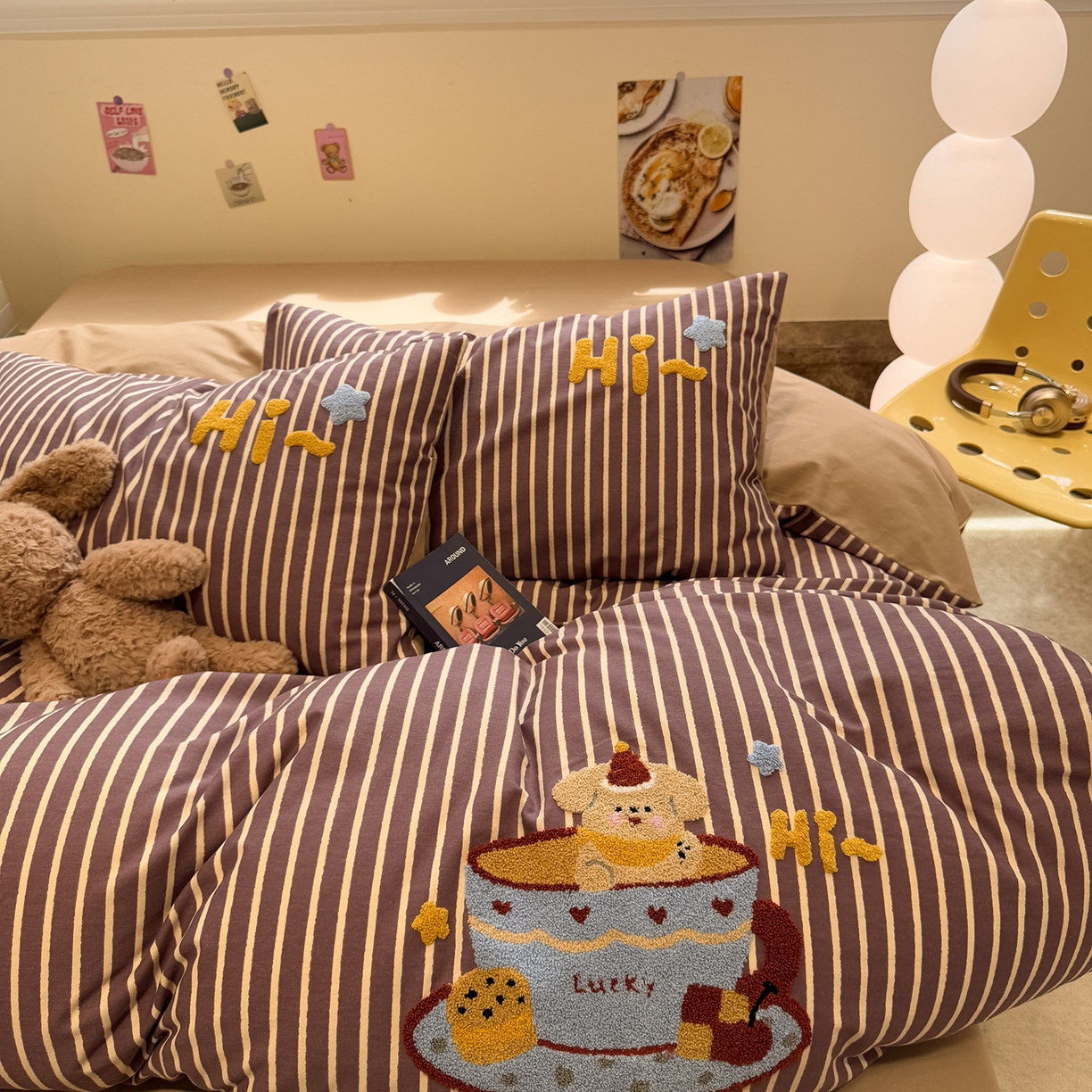 91家纺网 家纺一手货源 找家纺 （总）慕尚家纺 2026新款牛奶绒毛巾绣冬被被子被芯-维尼熊