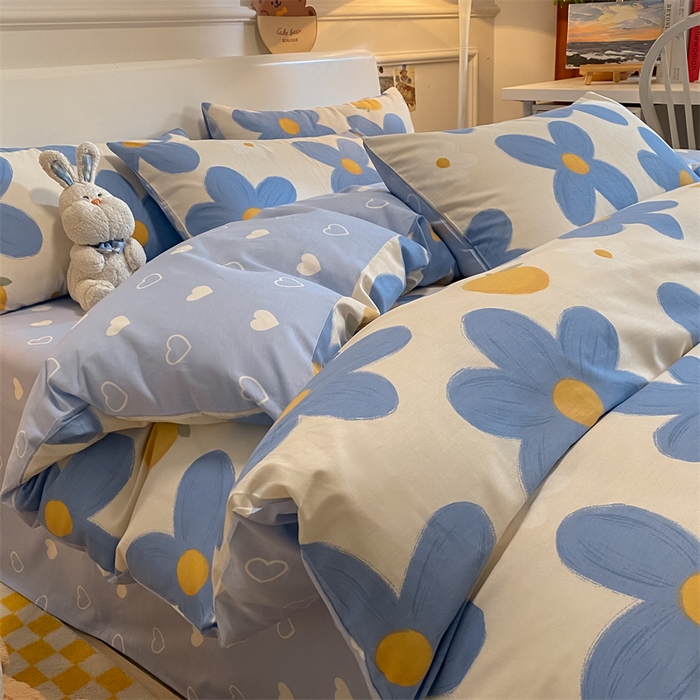 91家纺网 家纺一手货源 找家纺 （总）澜妃 2025春夏新款12868全棉纯棉印花单被套