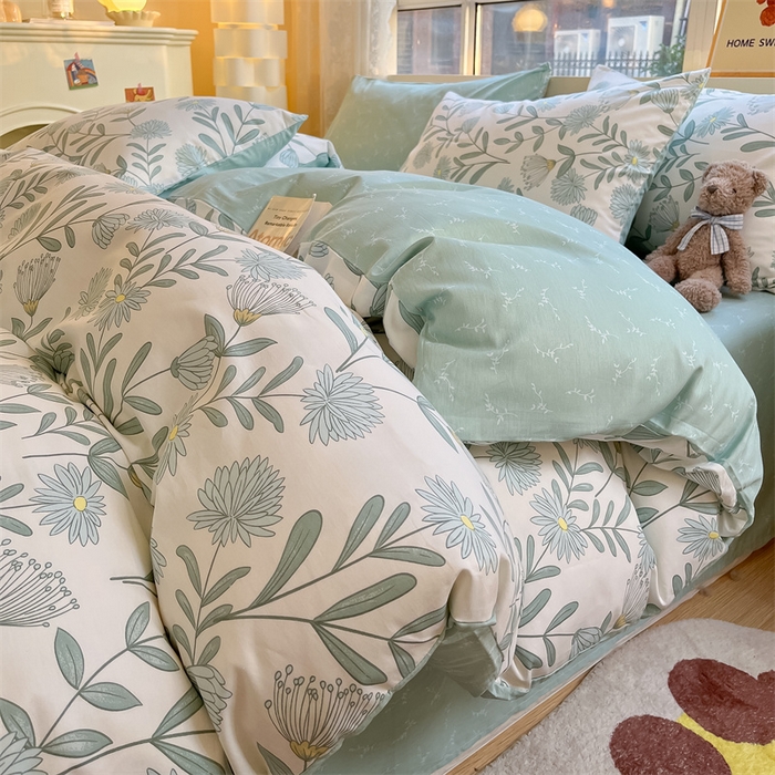 91家纺网 家纺一手货源 找家纺 （总）澜妃 2025春夏新款12868全棉纯棉印花单被套