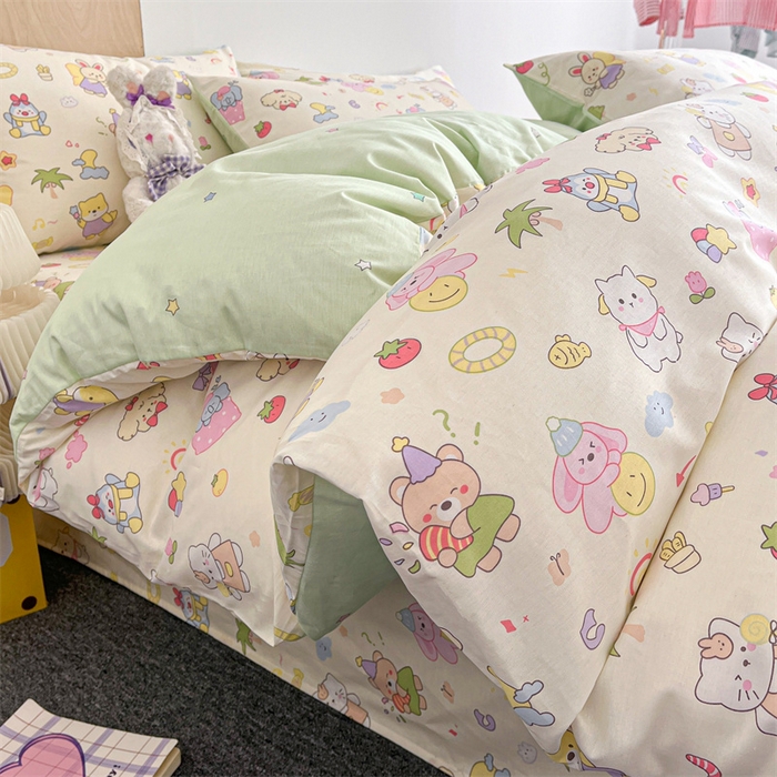 91家纺网 家纺一手货源 找家纺 （总）澜妃 2025春夏新款12868全棉纯棉印花单被套