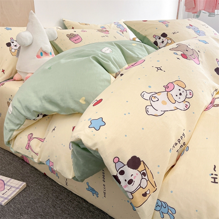 91家纺网 家纺一手货源 找家纺 （总）澜妃 2025春夏新款12868全棉纯棉印花单被套