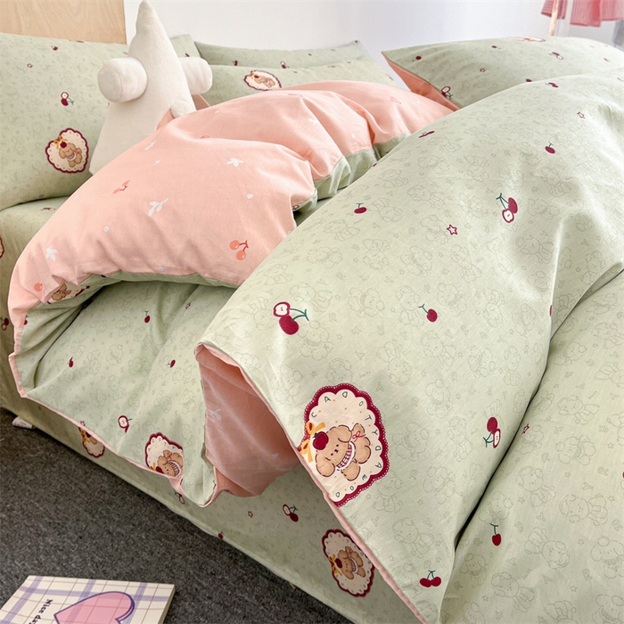 91家纺网 家纺一手货源 找家纺 （总）澜妃 2025春夏新款12868全棉纯棉印花单被套