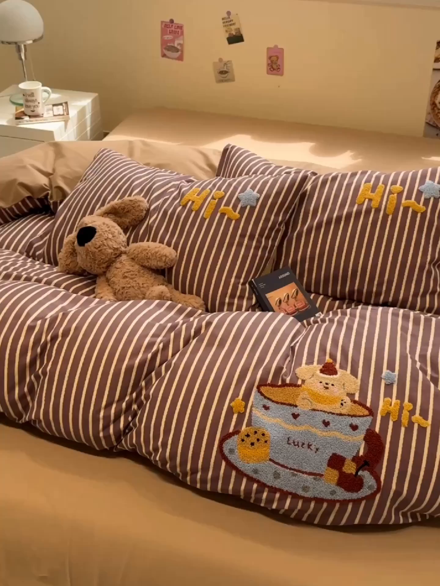 91家纺网 家纺一手货源 找家纺 （总）慕尚家纺 2025新款全棉磨毛毛巾绣单被套