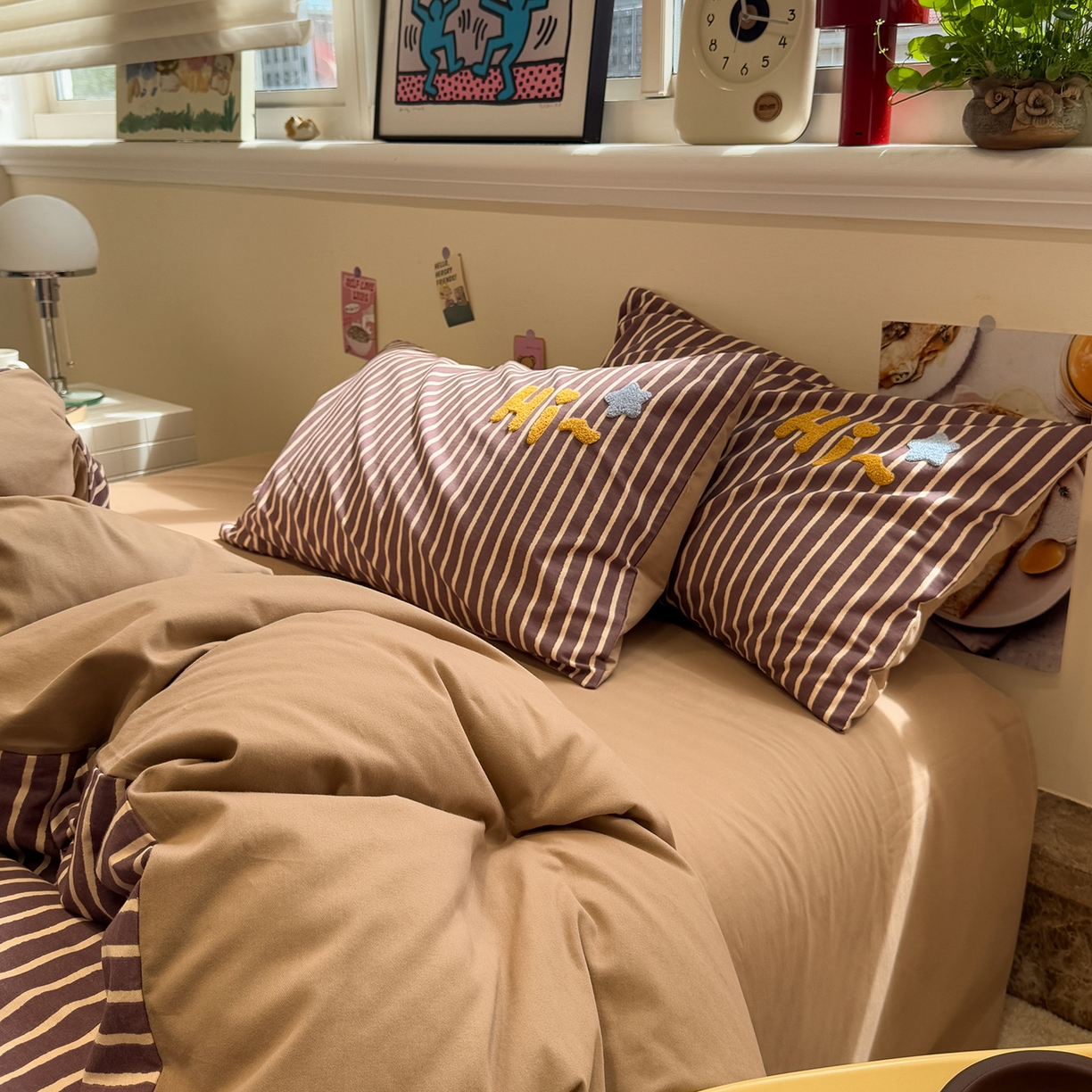 91家纺网 家纺一手货源 找家纺 （总）慕尚家纺 2025新款全棉磨毛毛巾绣单被套