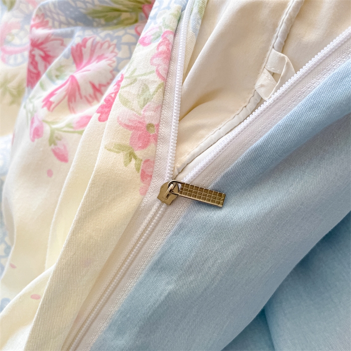 91家纺网 家纺一手货源 找家纺 澜妃 2025春夏新款12868全棉纯棉印花单被套 爱的盟约