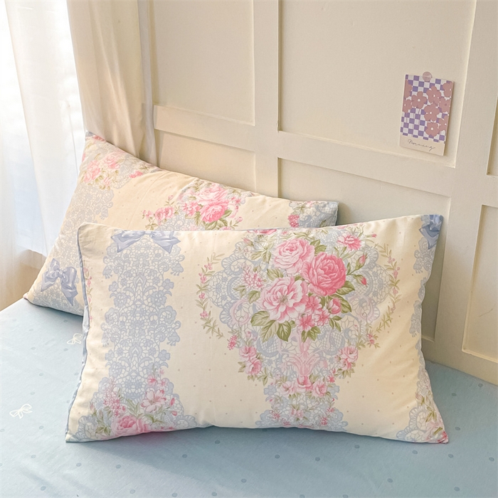 91家纺网 家纺一手货源 找家纺 澜妃 2025春夏新款12868全棉纯棉印花单被套 爱的盟约