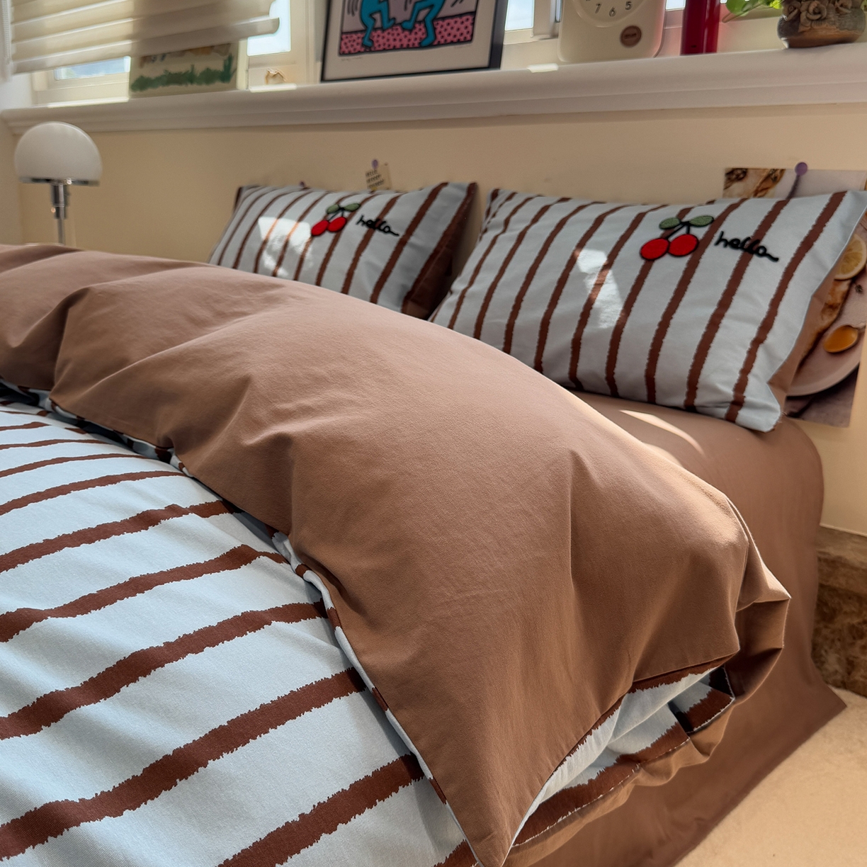 91家纺网 家纺一手货源 找家纺 慕尚家纺 2025新款全棉磨毛毛巾绣单被套 帽子帕恰狗