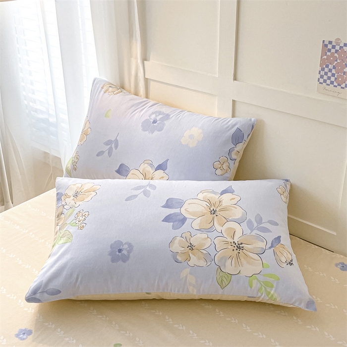 91家纺网 家纺一手货源 找家纺 澜妃 2025春夏新款12868全棉纯棉印花单被套 春日记忆