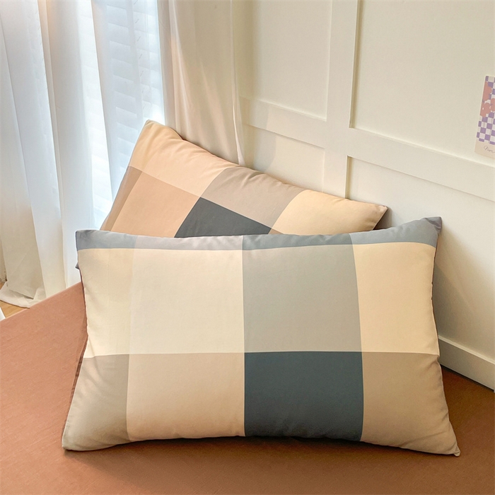 91家纺网 家纺一手货源 找家纺 澜妃 2025春夏新款12868全棉纯棉印花单被套 格韵