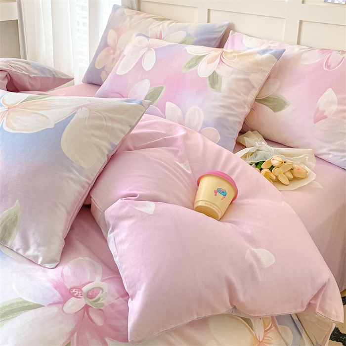 91家纺网 家纺一手货源 找家纺 澜妃 2025春夏新款12868全棉纯棉印花单被套 铃悦