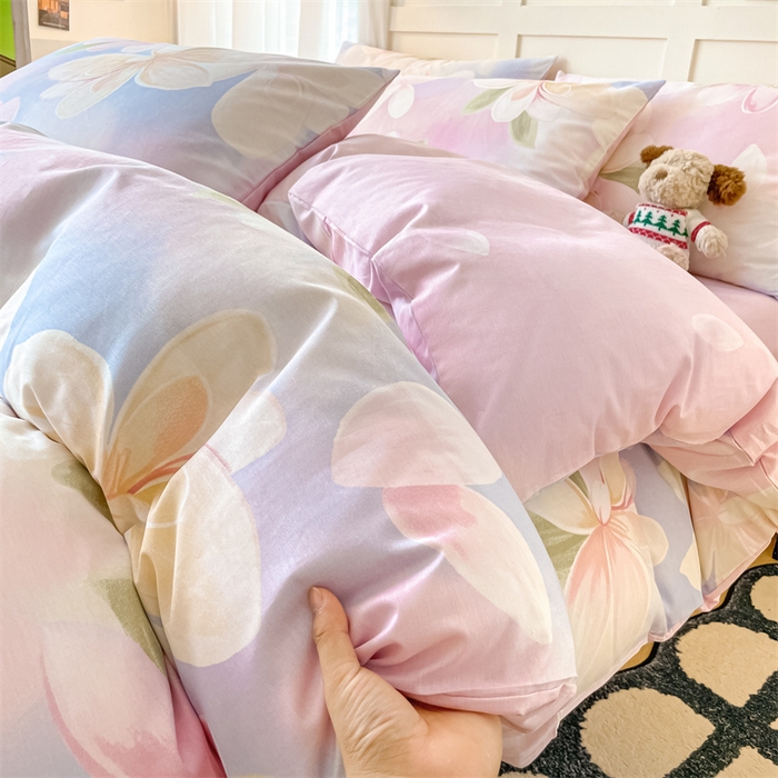 91家纺网 家纺一手货源 找家纺 澜妃 2025春夏新款12868全棉纯棉印花单被套 铃悦