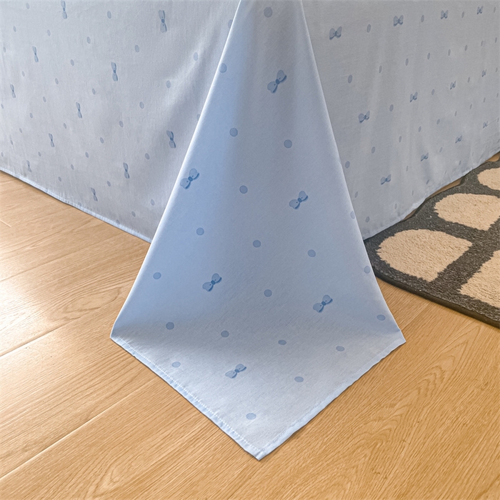 91家纺网 家纺一手货源 找家纺 澜妃 2025春夏新款12868全棉纯棉印花单被套 萌兔精灵