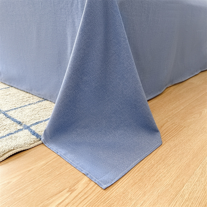 91家纺网 家纺一手货源 找家纺 澜妃 2025春夏新款12868全棉纯棉印花单被套 幸运星-蓝