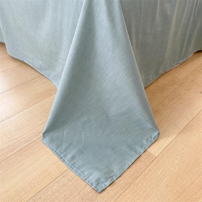 91家纺网 家纺一手货源 找家纺 澜妃 2025春夏新款12868全棉纯棉印花单被套 简约-绿