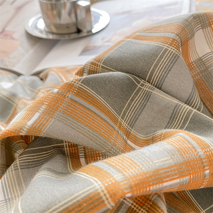 91家纺网 家纺一手货源 找家纺 澜妃 2025春夏新款12868全棉纯棉印花单被套 卡其