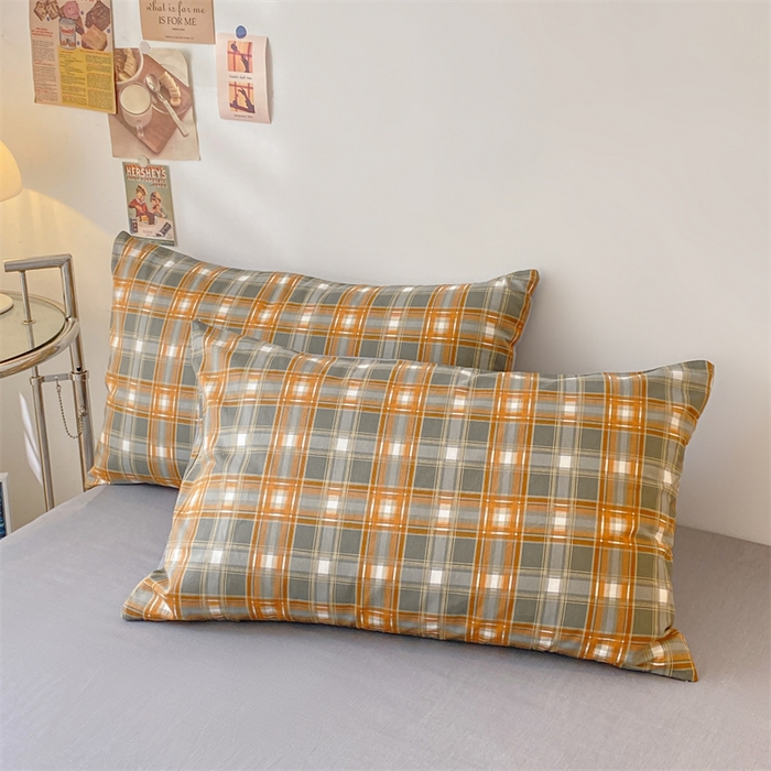 91家纺网 家纺一手货源 找家纺 澜妃 2025春夏新款12868全棉纯棉印花单被套 卡其