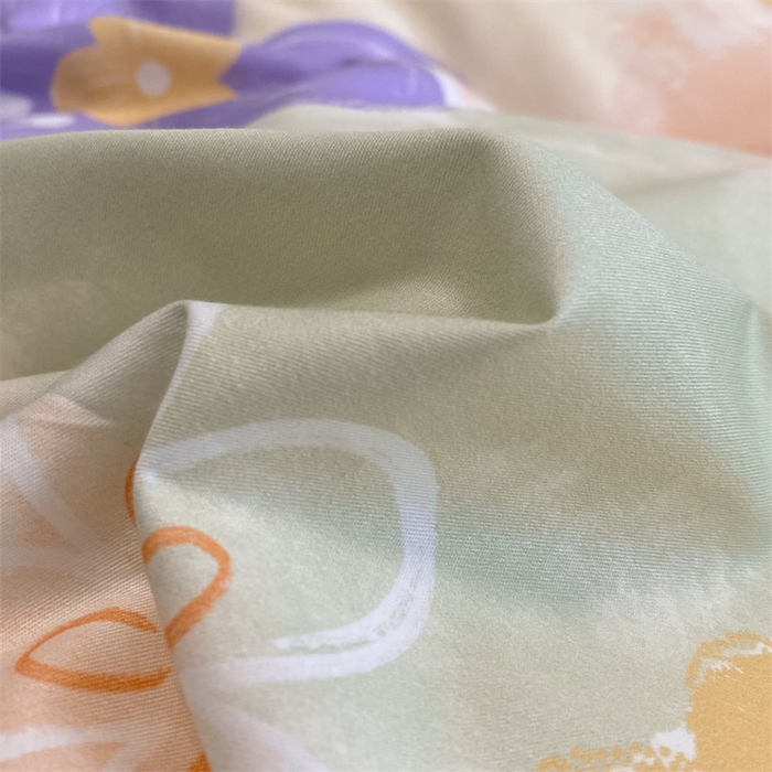 91家纺网 家纺一手货源 找家纺 澜妃 2025春夏新款12868全棉纯棉印花单被套 七彩花