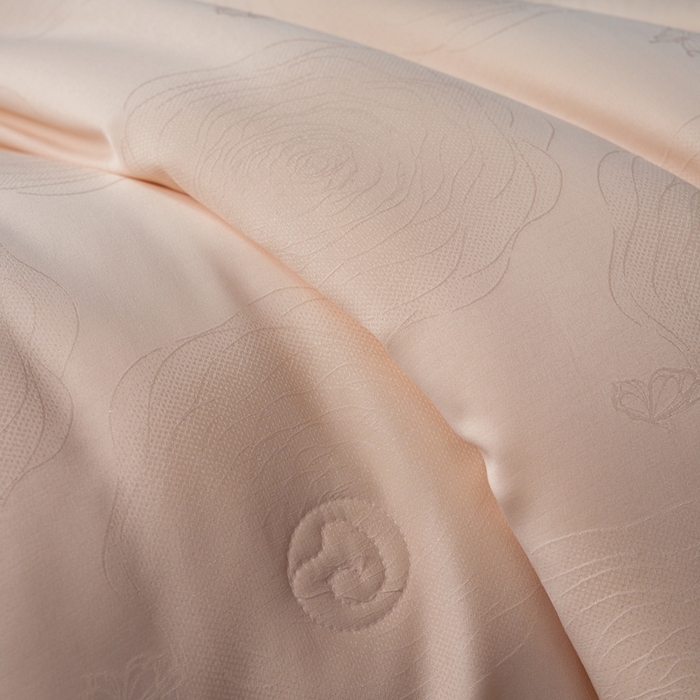 91家纺网 家纺一手货源 找家纺 丽卡家纺 2025新款美好约定提花蚕丝子母被被子被芯 美好约定蚕丝子母被-卡其