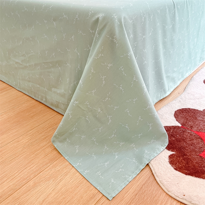 91家纺网 家纺一手货源 找家纺 澜妃 2025春夏新款12868全棉纯棉印花单被套 绿风玲