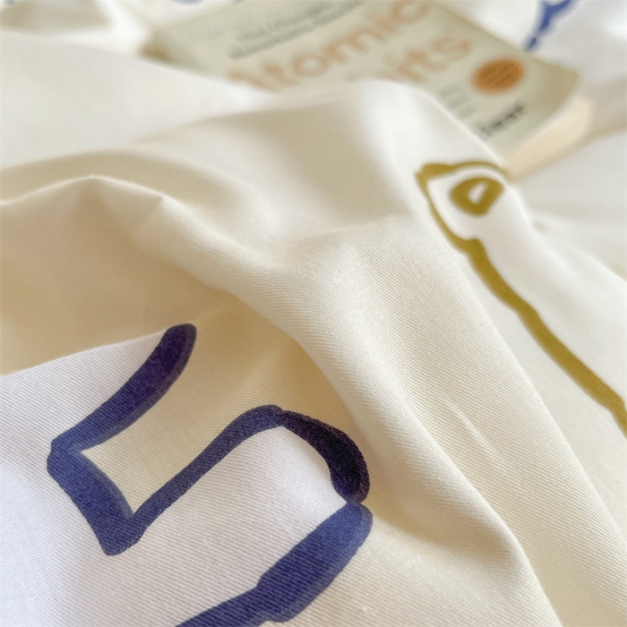 91家纺网 家纺一手货源 找家纺 澜妃 2025春夏新款12868全棉纯棉印花单被套 奶油布丁