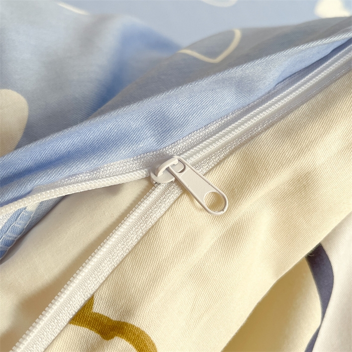 91家纺网 家纺一手货源 找家纺 澜妃 2025春夏新款12868全棉纯棉印花单被套 奶油布丁