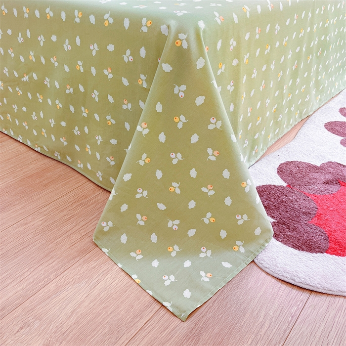 91家纺网 家纺一手货源 找家纺 澜妃 2025春夏新款12868全棉纯棉印花单被套 砂糖橘