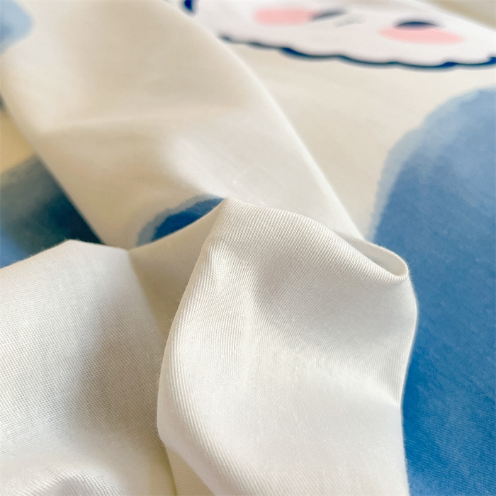 91家纺网 家纺一手货源 找家纺 澜妃 2025春夏新款12868全棉纯棉印花单被套 甜心小熊