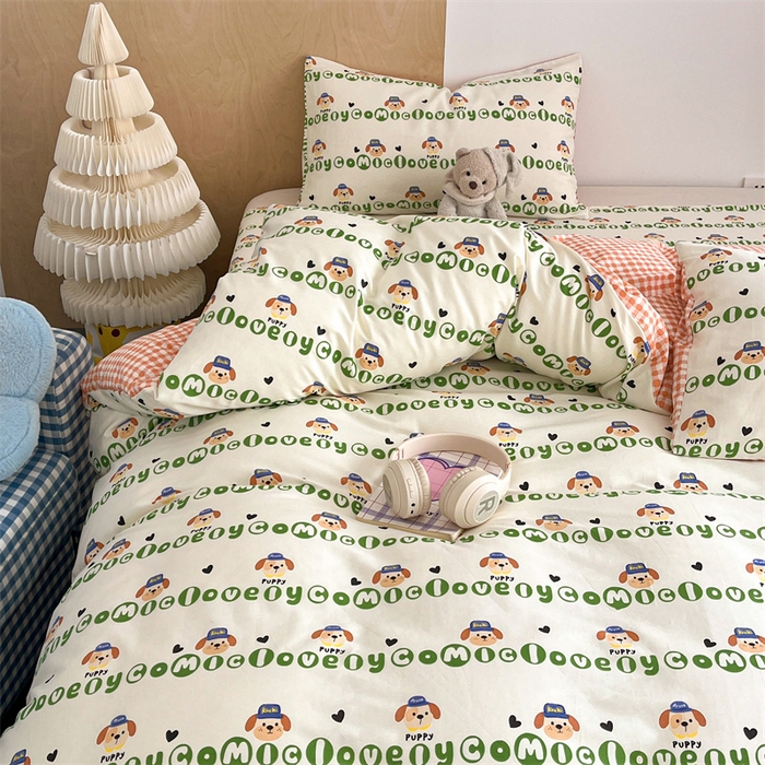 91家纺网 家纺一手货源 找家纺 澜妃 2025春夏新款12868全棉纯棉印花单被套 比得