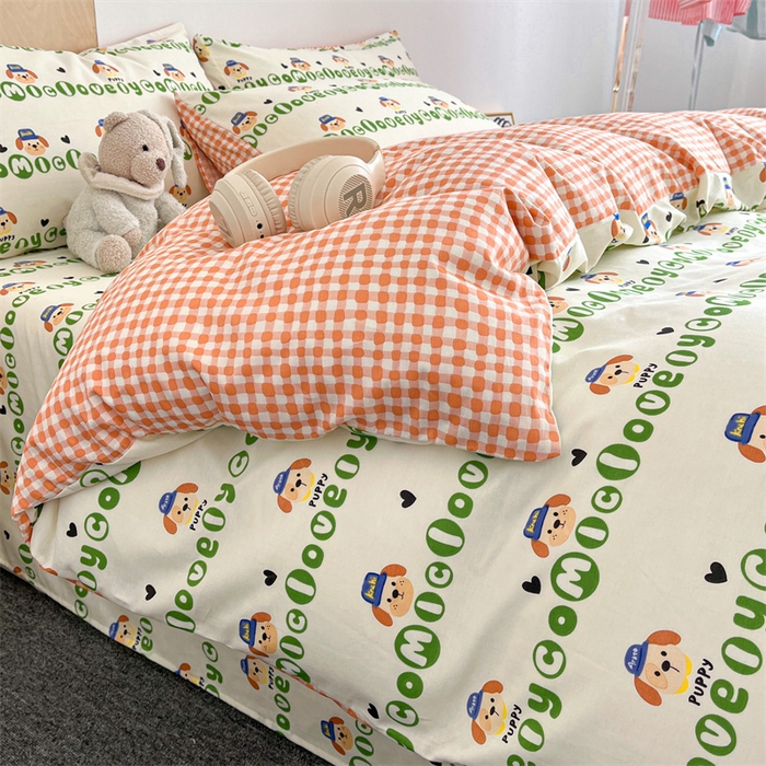 91家纺网 家纺一手货源 找家纺 澜妃 2025春夏新款12868全棉纯棉印花单被套 比得