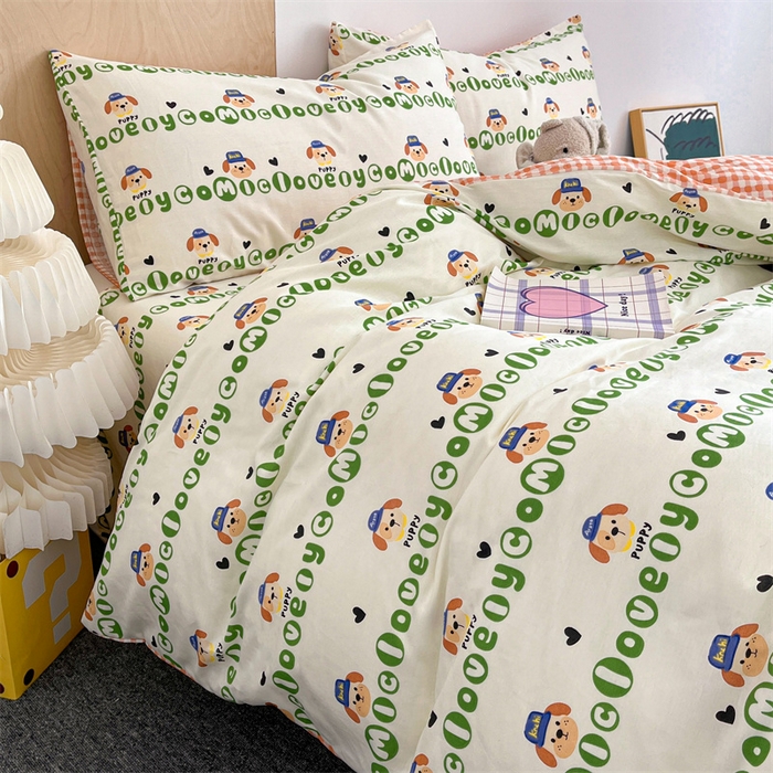 91家纺网 家纺一手货源 找家纺 澜妃 2025春夏新款12868全棉纯棉印花单被套 比得