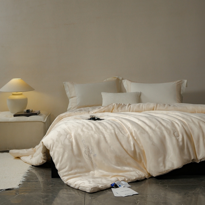 91家纺网 家纺一手货源 找家纺 丽卡家纺 2025新款森婷燕窝被被子被芯（特殊尺寸/加厚款接受下单定制） 森婷燕窝被-卡其色