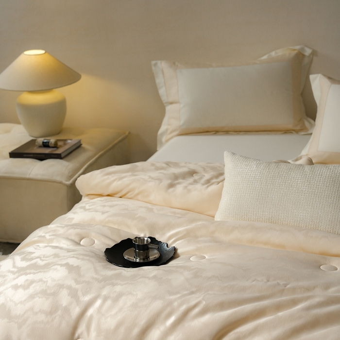 91家纺网 家纺一手货源 找家纺 丽卡家纺 2025新款森婷燕窝被被子被芯（特殊尺寸/加厚款接受下单定制） 森婷燕窝被-卡其色