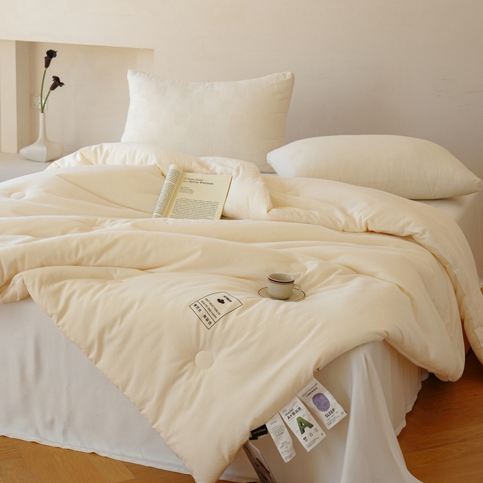 91家纺网 家纺一手货源 找家纺 （总）丽卡家纺 2025新款皇家无染大豆被被子被芯（特殊尺寸/加厚款接受下单定制）