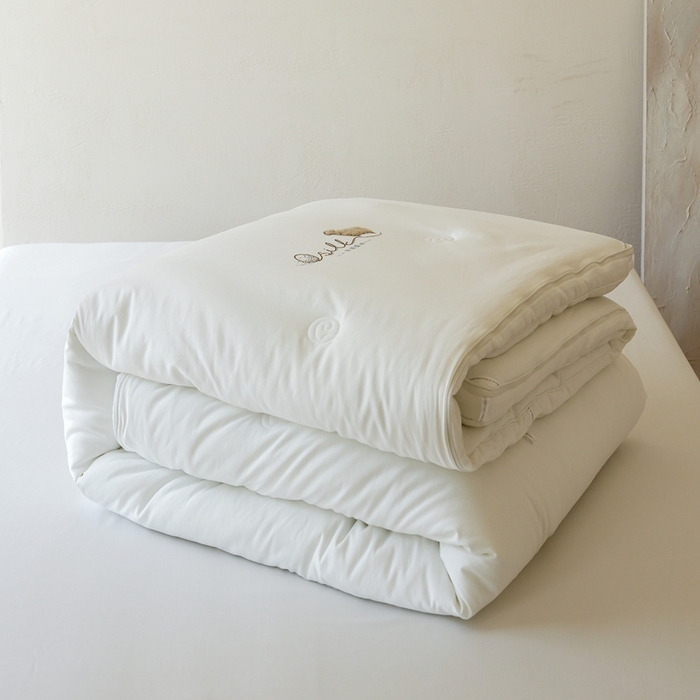 91家纺网 家纺一手货源 找家纺 （总）丽卡家纺 2025新款繁花羊绒蚕丝子母被被子被芯