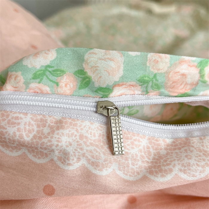 91家纺网 家纺一手货源 找家纺 澜妃 2025春夏新款12868全棉纯棉印花单被套 蕾丝花语