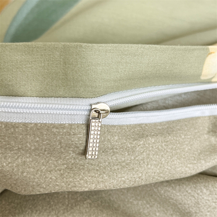 91家纺网 家纺一手货源 找家纺 澜妃 2025春夏新款12868全棉纯棉印花单被套 沐光美人-绿