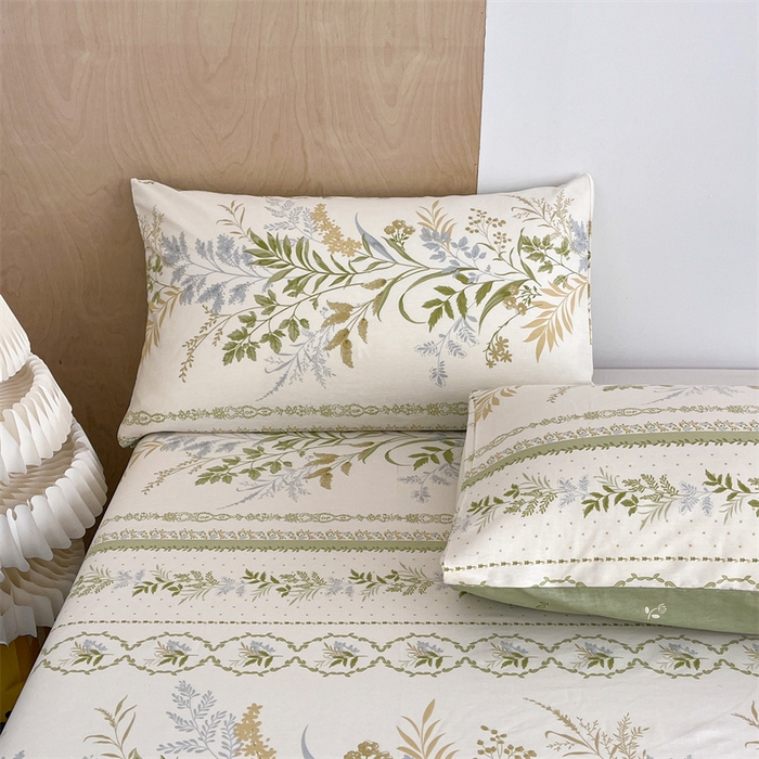 91家纺网 家纺一手货源 找家纺 澜妃 2025春夏新款12868全棉纯棉印花单被套 沐雅清风