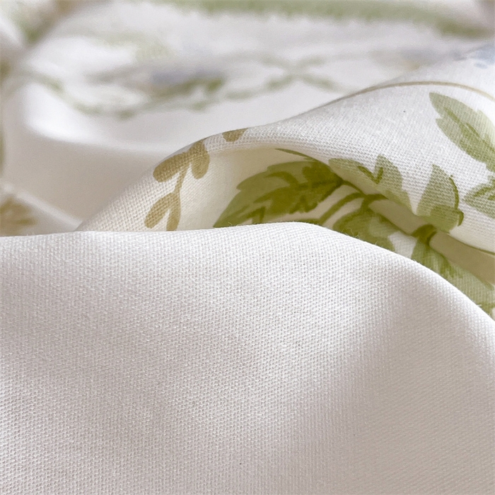 91家纺网 家纺一手货源 找家纺 澜妃 2025春夏新款12868全棉纯棉印花单被套 沐雅清风