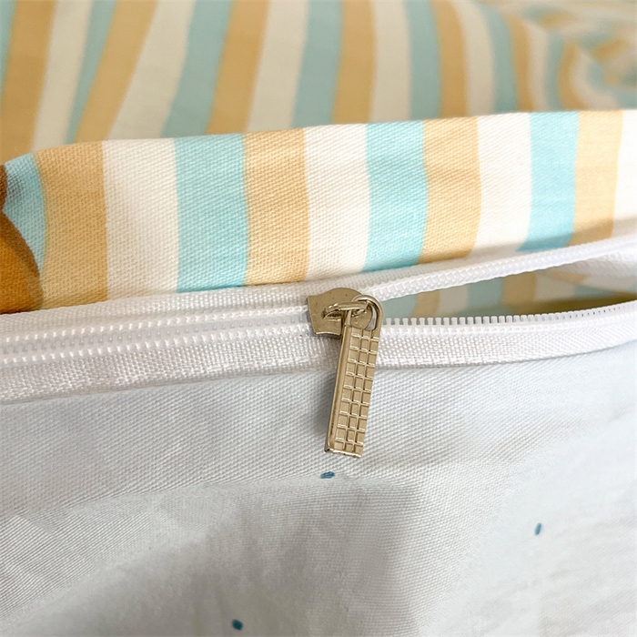 91家纺网 家纺一手货源 找家纺 澜妃 2025春夏新款12868全棉纯棉印花单被套 派对小狗