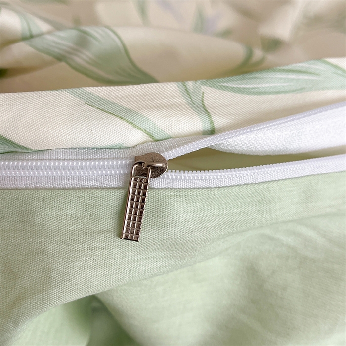 91家纺网 家纺一手货源 找家纺 澜妃 2025春夏新款12868全棉纯棉印花单被套 叶曲