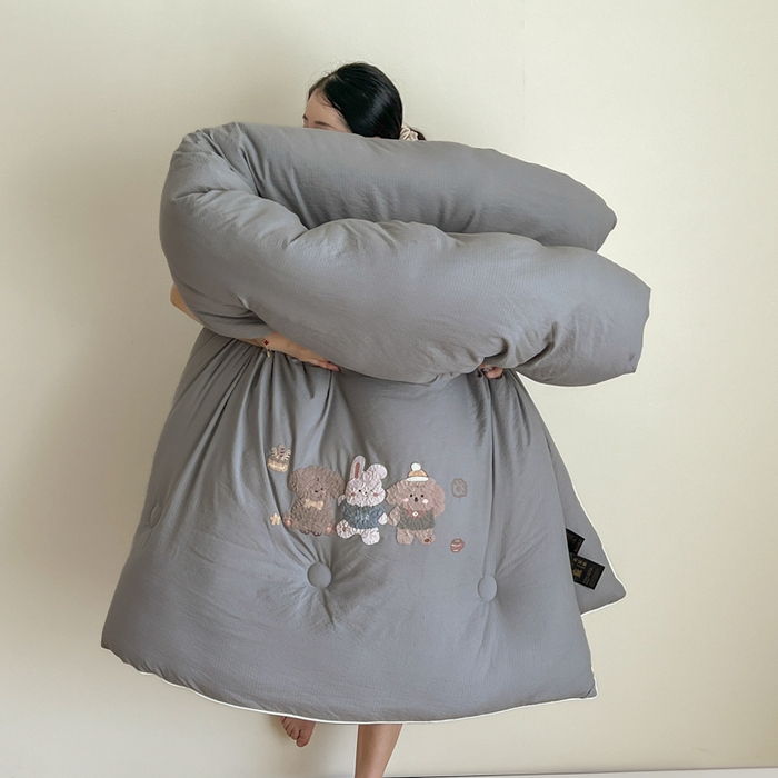 91家纺网 家纺一手货源 找家纺 （总）漫仙阁家纺 2025年新款烫画糯糯棉被子春秋被冬被 单人双人被子