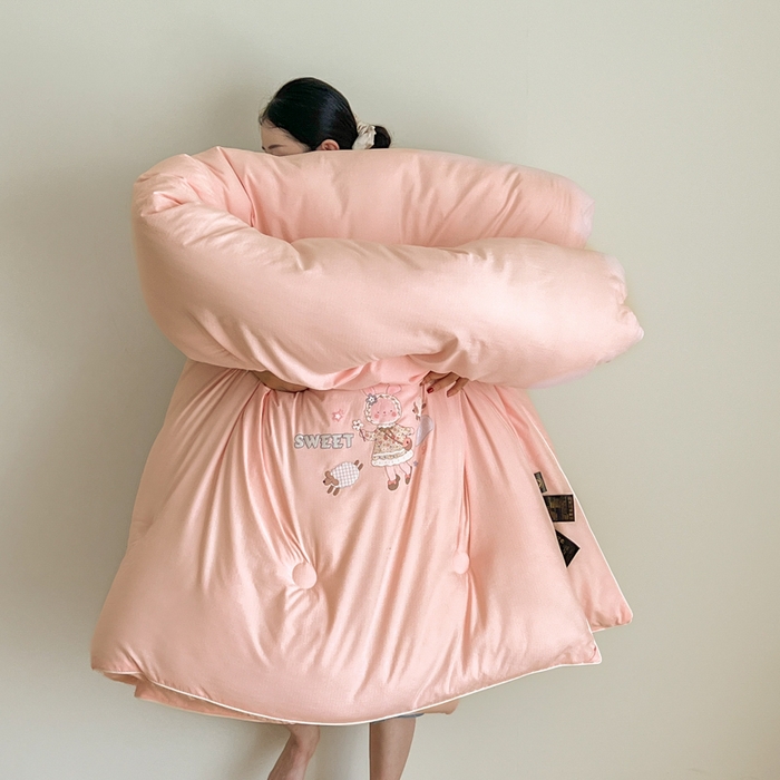 91家纺网 家纺一手货源 找家纺 （总）漫仙阁家纺 2025年新款烫画糯糯棉被子春秋被冬被 单人双人被子