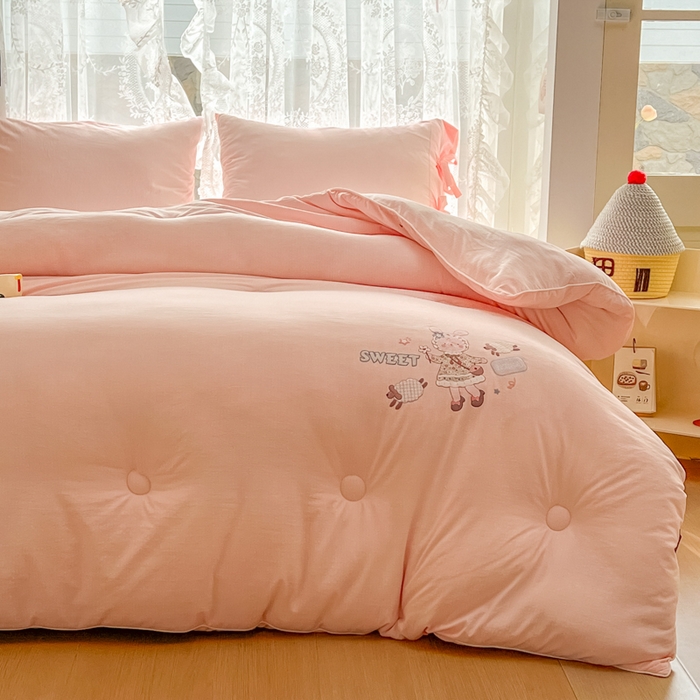 91家纺网 家纺一手货源 找家纺 （总）漫仙阁家纺 2025年新款烫画糯糯棉被子春秋被冬被 单人双人被子