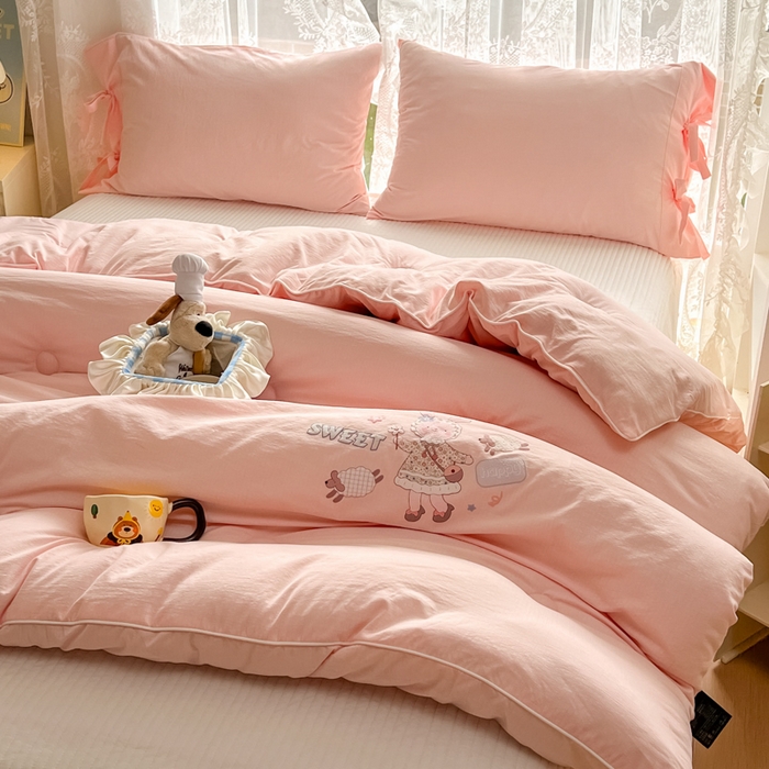 91家纺网 家纺一手货源 找家纺 （总）漫仙阁家纺 2025年新款烫画糯糯棉被子春秋被冬被 单人双人被子