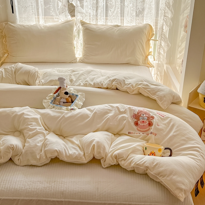 91家纺网 家纺一手货源 找家纺 漫仙阁家纺 2025年新款烫画糯糯棉被子春秋被冬被 单人双人被子 小浣熊