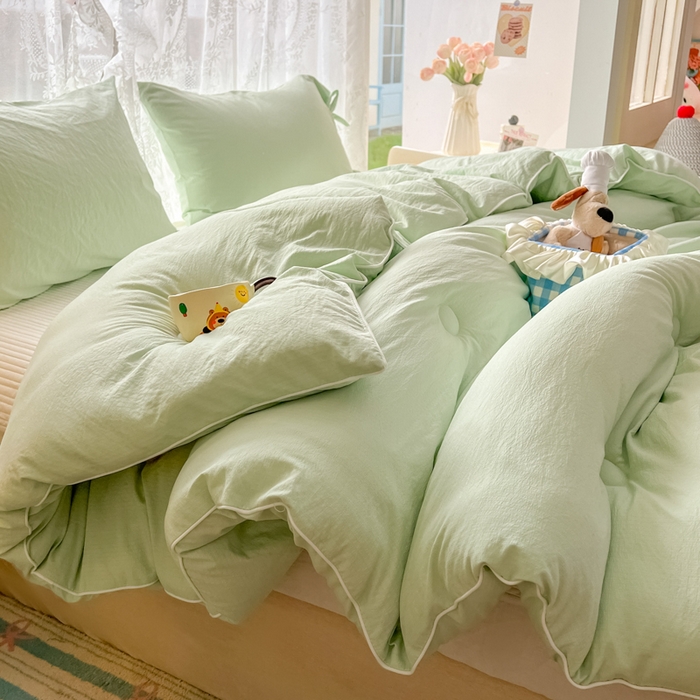 91家纺网 家纺一手货源 找家纺 漫仙阁家纺 2025年新款烫画糯糯棉被子春秋被冬被 单人双人被子 小青蛙