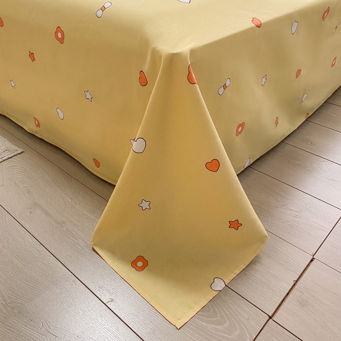 91家纺网 家纺一手货源 找家纺 澜妃 2025春夏新款12868全棉纯棉印花单被套 菠萝多多