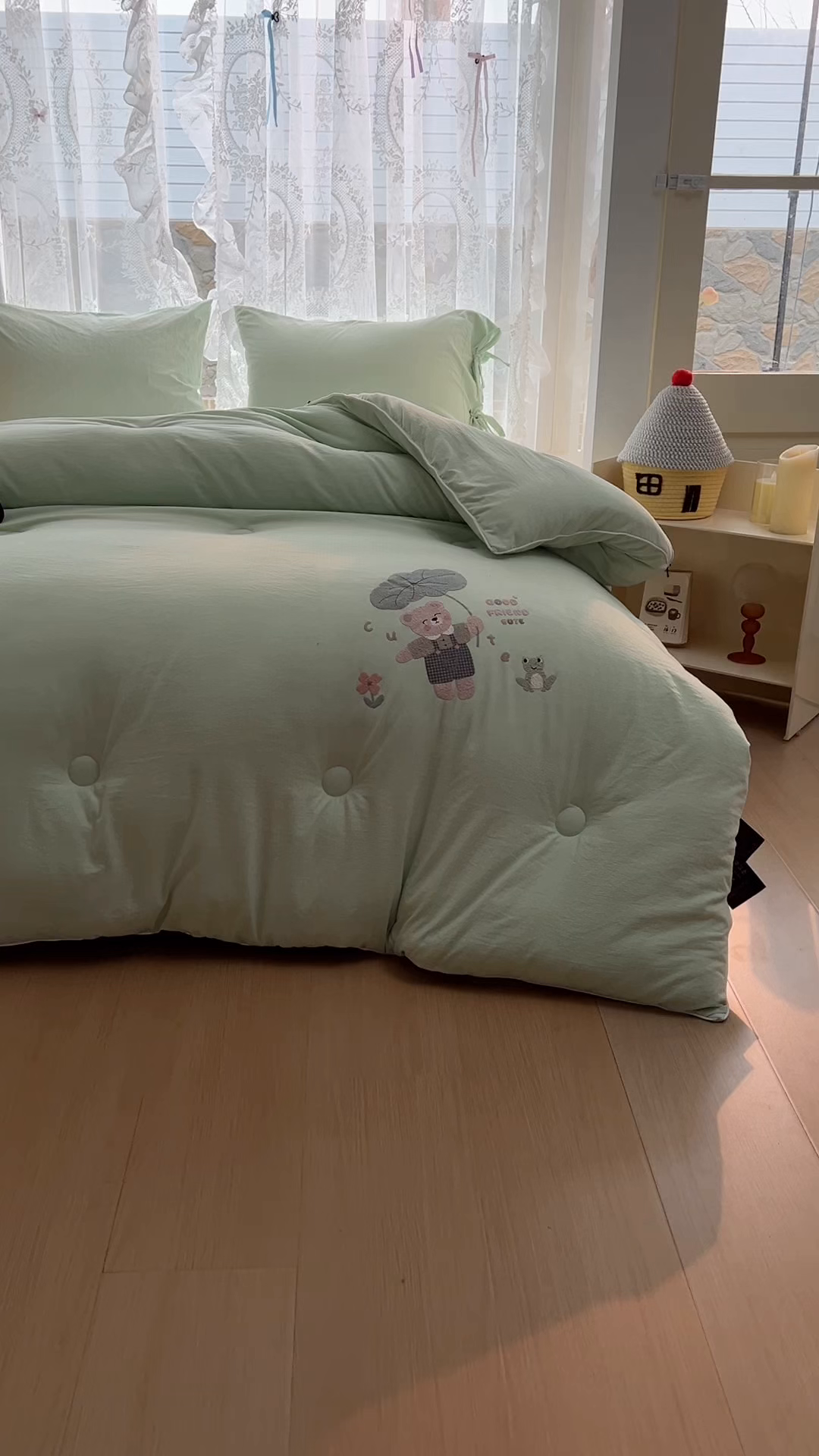 91家纺网 家纺一手货源 找家纺 漫仙阁家纺 2025年新款烫画糯糯棉被子春秋被冬被 单人双人被子 小青蛙