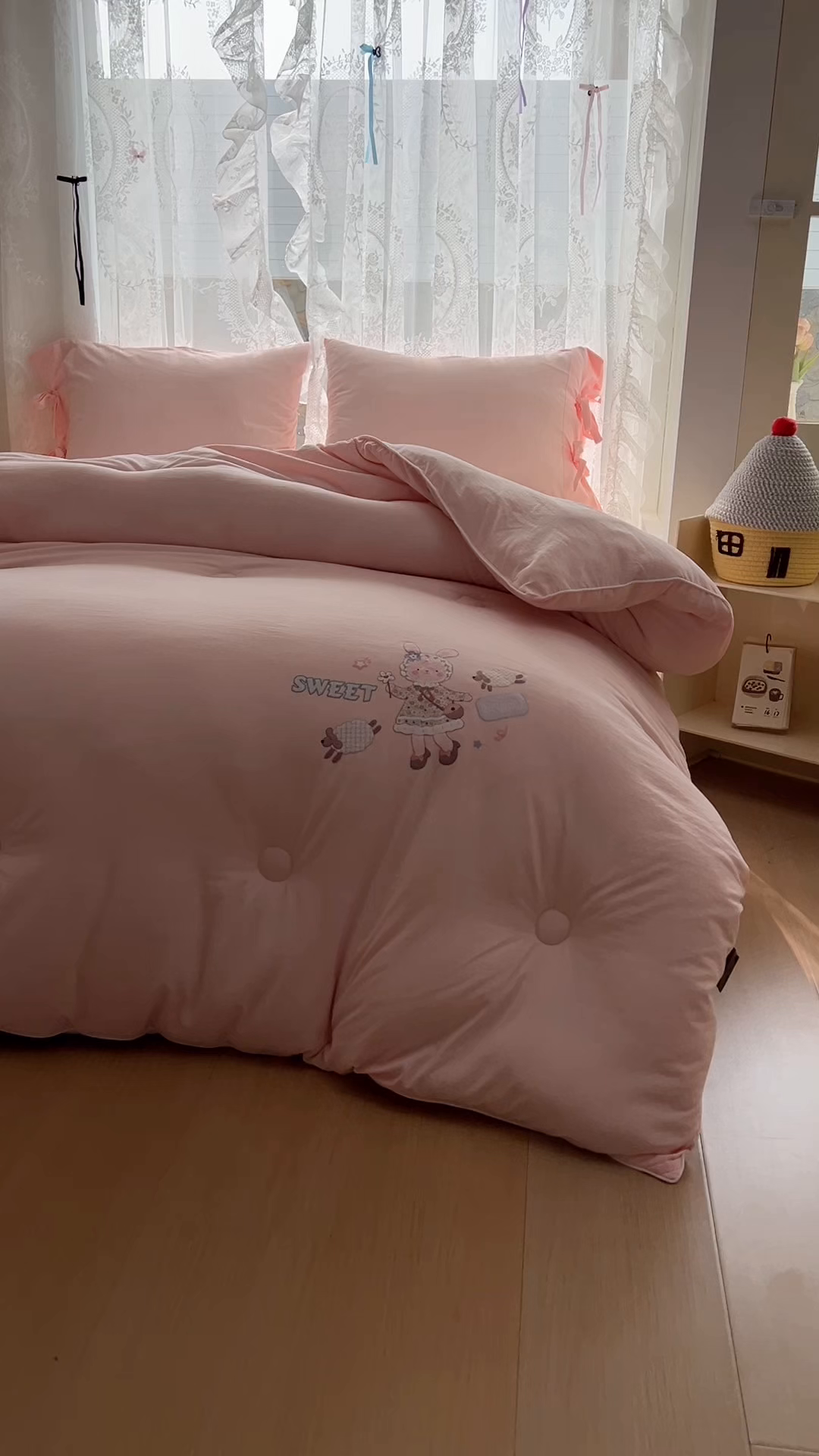 91家纺网 家纺一手货源 找家纺 漫仙阁家纺 2025年新款烫画糯糯棉被子春秋被冬被 单人双人被子 兔小姐