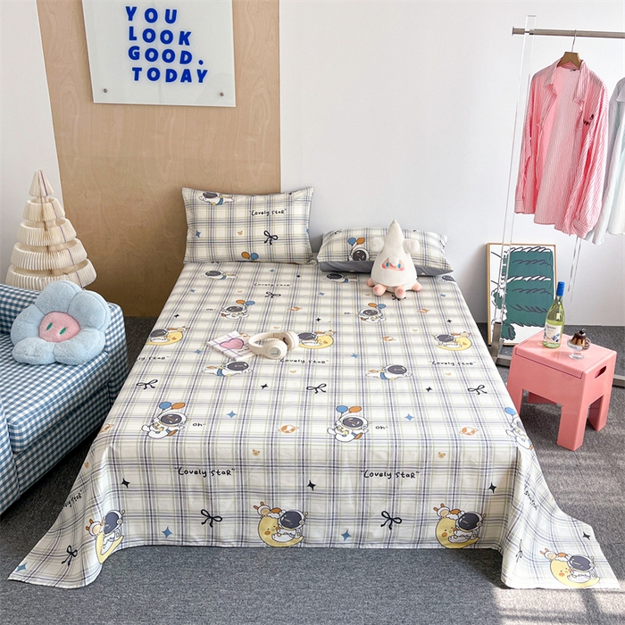 （总）澜妃 2025新款12868全棉纯棉印花床单